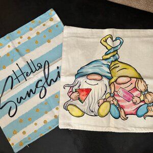 Summer Seasonal Pillow Cases 18x18